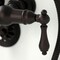 Kingston Brass CA19T5 3-3/8" Tub Wall Mount Clawfoot Tub Faucet with Hand Shower, Oil Rubbed Bronze CA19T5 - alternate 4